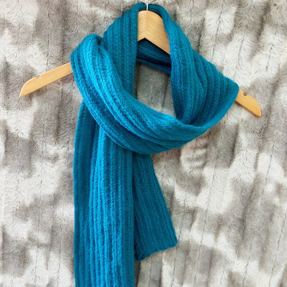 Free People bright blue scarf